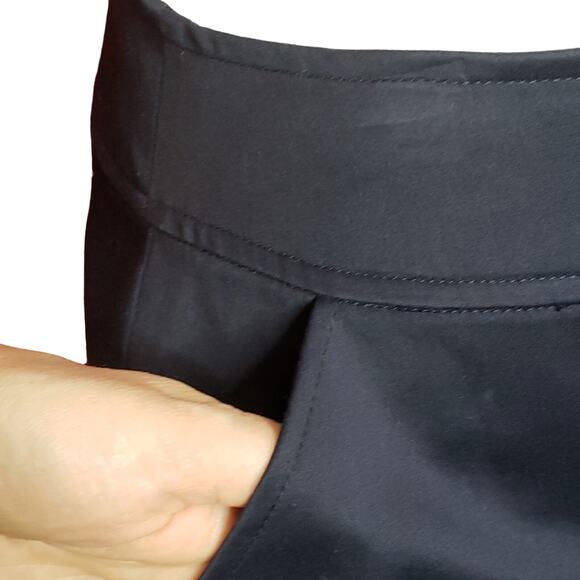 NWT ASEC2 Navy Zip back mini skirt by Philippe Adec SZ 8 - Picture 4 of 10